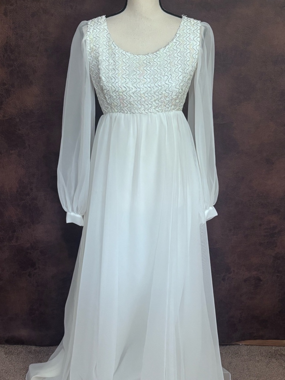 Vintage Sylvia Ann bridal gown